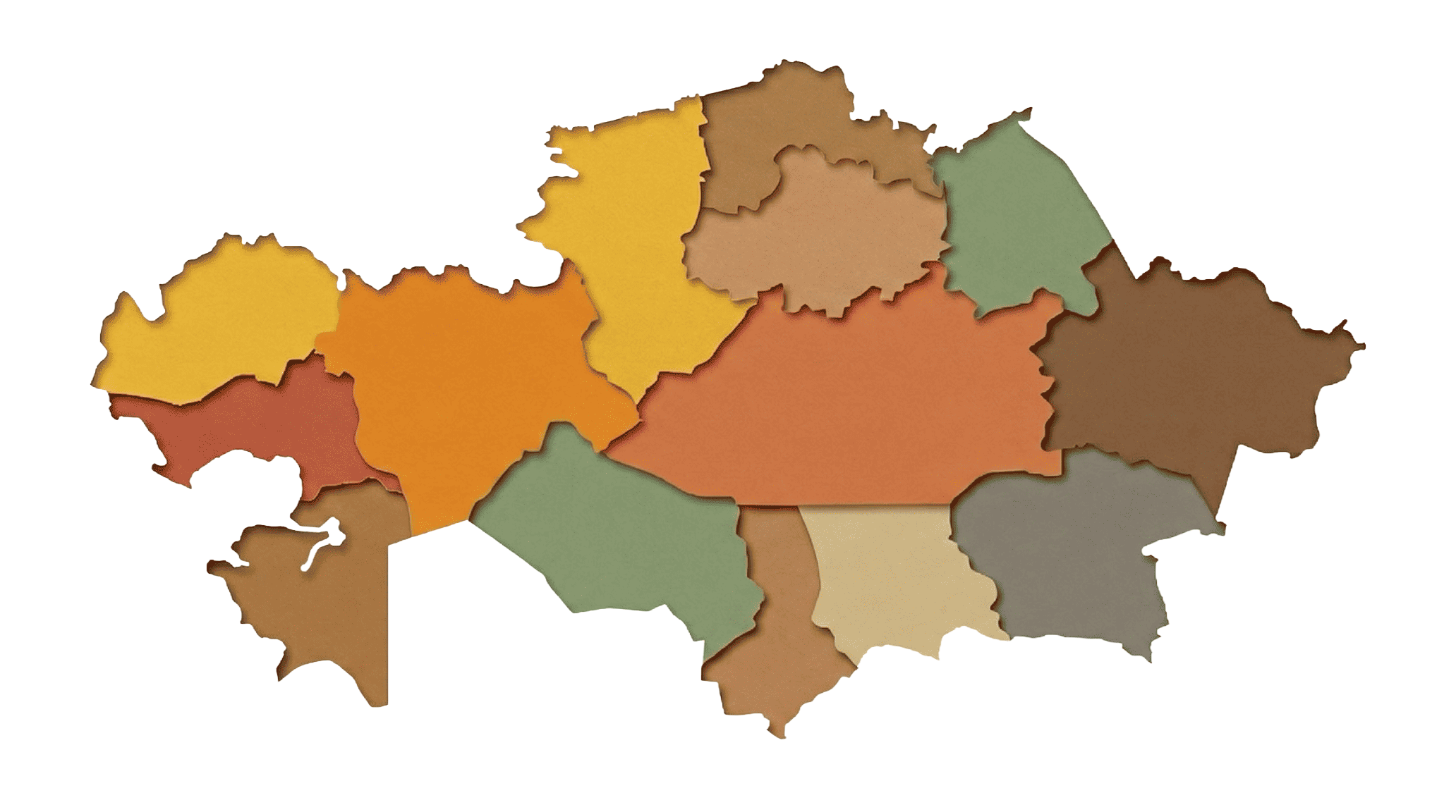 Карта Казахстана