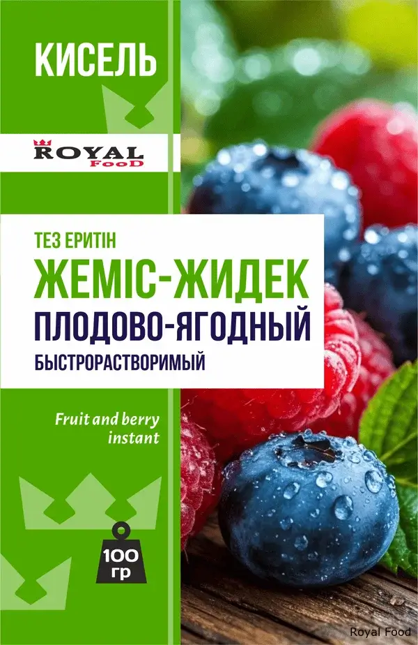 Кисель Плодово-ягодный быстрорастворимый